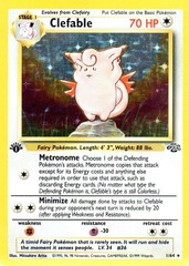 Clefable - 1/64 - Holo Rare - 1st Edition